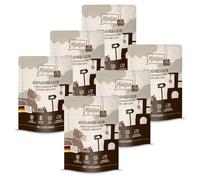 MjAMjAM - Cibo umido premium per gatti - Quetschie - puro piacere di carne - puro agnello delizioso, confezione da 6 (6 x 300 g), senza cereali con carne extra