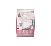 MjAMjAM - Crocchette premium per gatti - Pasti croccanti - Senior - Filetto di salmone fresco e pollame, confezione singola (1 x 1,5 kg), senza cereali