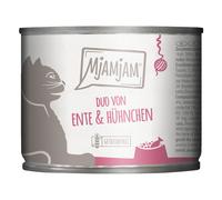 MjAMjAM Duo 6 x 200 g umido gatto - Anatra & Pollo con Carotine