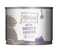 MjAMjAM Duo 6 x 200 g umido gatto - Pollo & Coniglio con Zucca al vapore
