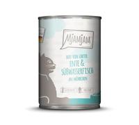 MjAMjAM Duo 6 x 400 g umido gatto - Anatra & Pesce d'acqua dolce con carote