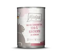 MjAMjAM Duo 6 x 400 g umido gatto - Manzo e Coniglio con carote