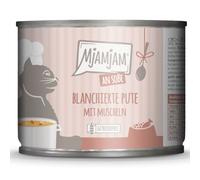 MjAMjAM in Salsa 6 x 185 g umido gatto - Tacchino & Molluschi in Salsa