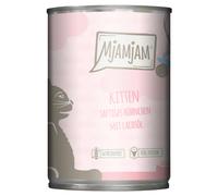 MjAMjAM Kitten 6 x 400 g umido gatto - Pollo & Olio di Salmone