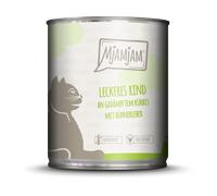 MjAMjAM 6 x 800 g Alimento umido per gatti - Manzo & Zucca al vapore