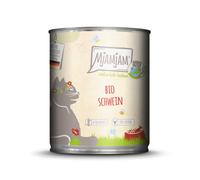MjAMjAM Naturally Delicious 6 x 800 g umido gatto - Maiale bio