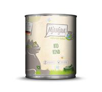 MjAMjAM Naturally Delicious 6 x 800 g umido gatto - Manzo bio