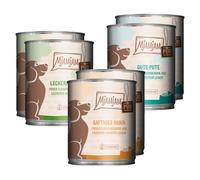 MjAMjAM Sapore autentico di carne 6 x 800 g Umido cane - Mix I (3 varianti)
