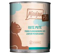 MjAMjAM Sapore autentico di carne 6 x 800 g umido gatto - Tacchino puro