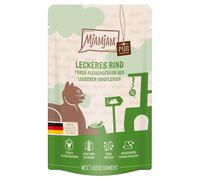 MjAMjAM Sapore autentico di carne in buste 12 x 125 g umido gatto - Manzo puro