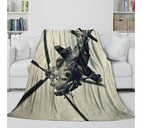 MJASVNDFO Cinese Z10 Elicottero Coperta Soffice - Militare Coltre Regalo Compleanno Per Figlio/figlia/nipote/nipotina/amico - Coltre Accogliente Come Un Abbraccio in Una Coperta 50x60inch(127x152cm)