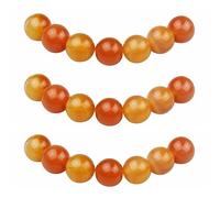 MJDCB 30pezzi 12mm Corniola Sciolto Perline di Pietra Naturale per Creazione Braccialetti Collane e Gioielli Pietre Dure per Bigiotteria Fai Da Te Rotonde