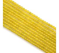 MJDCB 320 pezzi Perle di Pietra Naturale Piccola 2 mm Agata Gialla Rotonda Sciolto Gemma Perline Distanziatore per Creazioni di Gioielli Braccialetti Collana Orecchini Accessori