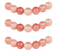 MJDCB 35 pezzi 10mm Cristallo Rosa Sciolto Perline di Pietra per Creazione Braccialetti Collane e Gioielli Pietre Dure per Bigiotteria Fai Da Te Rotonde