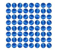 MJDCB 35 pezzi Perline di Pietra Occhio di Gatto Blu Reale 10mm Perline di Cristallo Rotondo Sciolto per la Creazioni di Gioielli fai da te Bracciali Collana Accessori