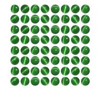 MJDCB 45 pezzi Perline di Pietra Occhio di Gatto Verde Scuro 8mm Perline di Cristallo Rotondo Sciolto per la Creazioni di Gioielli fai da te Bracciali Collana Accessori