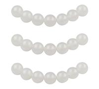 MJDCB 83pezzi 4mm Agata Bianca Sciolto Perline di Pietra Naturale per Creazione Braccialetti Collane e Gioielli Pietre Dure per Bigiotteria Fai Da Te Rotonde