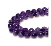 MJDCB 83pezzi 4mm Ametista Bicolore Sciolto Perline di Pietra Naturale per Creazione Braccialetti Collane e Gioielli Pietre Dure per Bigiotteria Fai Da Te Rotonde