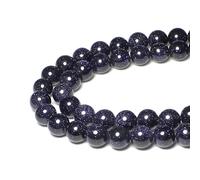 MJDCB 83pezzi 4mm Arenaria Blu Sciolto Perline di Pietra Naturale per Creazione Braccialetti Collane e Gioielli Pietre Dure per Bigiotteria Fai Da Te Rotonde