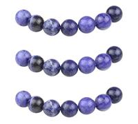 MJDCB 83pezzi 4mm Sodalite Blu Sciolto Perline di Pietra Naturale per Creazione Braccialetti Collane e Gioielli Pietre Dure per Bigiotteria Fai Da Te Rotonde