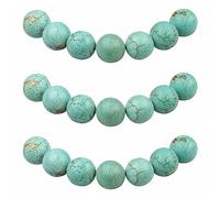 MJDCB 83pezzi 4mm Turchesi Sciolto Perline di Pietra per Creazione Braccialetti Collane e Gioielli Pietre Dure per Bigiotteria Fai Da Te Rotonde