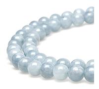 MJDCB 85 pezzi 4mm Acquamarina Sciolto Perline in Pietra Semipreziose Naturale per Creazione Braccialetti Collane e Gioielli Pietre Dure per Bigiotteria Fai Da Te Rotonde