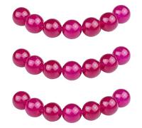 MJDCB 85 pezzi 4mm Giada Rosa Rosso Sciolto Perline di Pietra per Creazione Braccialetti Collane e Gioielli Pietre Dure per Bigiotteria Fai Da Te Rotonde
