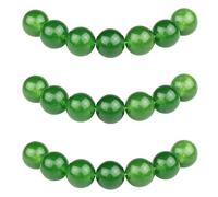 MJDCB 85 pezzi 4mm Giada Verde Oliva Sciolto Perline di Pietra per Creazione Braccialetti Collane e Gioielli Pietre Dure per Bigiotteria Fai Da Te Rotonde