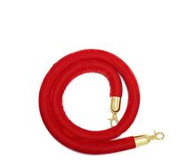 MJDHS Corda Dissuasore In Velluto Con Gancio Lucido, Installazione Rapida, Adatta Per Ambienti Interni Ed Esterni Come Hotel, Aree Reception, Centri Commerciali E A(Size:300cm/118.1inch/9.8ft,Color:A)