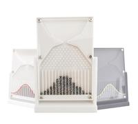 MJDHS Modello Di Esperimento Con Piastra Di Galton, Modello Dimostrativo Della Probabilità (Curva A Campana), Strumento Didattico Per Laboratori Di Fisica, Adatto A Insegnanti(Color:Curve non incluse)