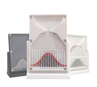 MJDHS Modello Di Esperimento Con Piastra Di Galton, Modello Dimostrativo Della Probabilità (Curva A Campana), Strumento Didattico Per Laboratori Di Fisica, Adatto A Insegnanti E Stu(Color:Curva rossa)