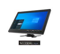 MJDOUD Monitor for auto da 10,1 pollici for TV PC Display Vga con schermo LCD, secondario for telecamera di backup for sistema sicurezza domestica(101-EU(with 2 Cable))