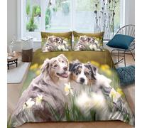 MJFCoin Stampa 3D Narciso Set Di Biancheria Da Letto 3 Pezzi Copripiumino Con Chiusura A Cerniera Per Ragazzi E Ragazze,coppie,camera Da Letto,decorazione King(220x240cm)