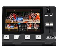 MJFVN L2 PLUS 5.5 LCD Touch Screen Chroma Key e LOGO Overlay Switcher video multi-camera for l'intervista al personaggio del matrimonio