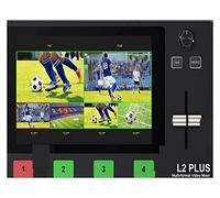 MJFVN L2 PLUS Mixer video multi-camera LCD da 5,5" Switcher Chroma Key integrato e controllo della sovrapposizione del LOGO Chroma Key USB3.0