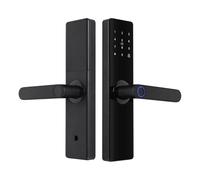 MJFVN Serratura elettronica intelligente con impronta digitale biometrica, password, chiave di sblocco/ricarica di emergenza tramite USB