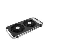 MJFVN Ventilatore da Tetto Silenzioso 12V, Ventilatore da Tetto for Finestra di Raffreddamento o Scarico, Ventilatore di aspirazione 'Aria Silenzioso a Doppia for Camper, roulotte e Auto(Noir)