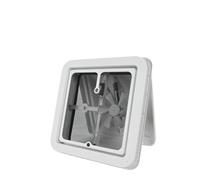 MJFVN Ventilatore di Scarico for Tetto RV da 12 V, Semplice, con Coperchio Bianco, for Camper, roulotte, Bagno