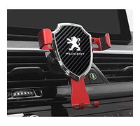 MJGALEI Auto Supporti Porta Cellulare, per Peugeot 308 307 206 208 207 3008 508 407 2008 5008 406 Presa d'Aria Dell'Auto Portacellulare 360 Gradi di Rotazione Supporto Telefono,B