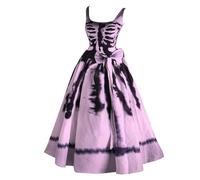 MJGkhiy Abiti Con Di Pipistrello Da Donna Cosplay Costumi Di Halloween Abito Da Vampiro Vintage Diavolo Costume Da Strega Horror Senza Maniche Vestito Da Steampunk Rinascimentale Festa