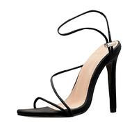 MJGkhiy Donna Sandali Con Tacco Alto Sexy High Heel Sandali Tacchi a Spillo Mules Sandali Romano Partito Sandalo Avvolgenti Stiletto Pantofol Donna Con Tacco
