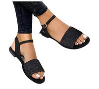 MJGkhiy Eleganti Sandali Donna Con Cinturino Intrecciato, Mule Da Cerimonia, Scarpe Spiaggia Estive Suola Morbida