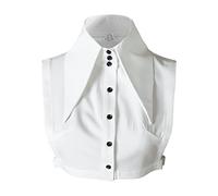 MJGkhiy Finto Colletto Camicia Donna Elegante Falso Mezzo Camicette Colletto Staccabile Camicetta Punta Faux Dickey per Ragazze E Donne