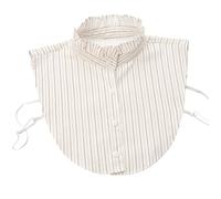 MJGkhiy Finto Collo Camicia Donna Elegante Falso Collare Mezzo Camicie Staccabile Camicetta Punta Faux Dickey per Le Donne Bomboniere