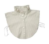 MJGkhiy Finto Collo Camicia Donna Elegante Falso Collare Mezzo Camicie Staccabile Camicetta Punta Faux Dickey per Le Donne Bomboniere