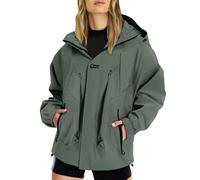 MJGkhiy Giacca Impermeabile Donna Trekking Giacche Leggera Trench Antipioggia Con Cappuccio Sportivo Antivento Giacca a Vento Pioggia Taglie Forti Corsa Giubbotto Outdoor Raincoat Viaggio