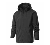 MJGkhiy Giacca Uomo Invernale Antivento Giacche Da Lavoro Leggera Antipioggia Jacket Con Zip Autunno Sportivo Giacca a Vento Militare Giubbotto Con Cappuccio Running Giubbino Vintage Softshell