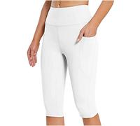 MJGkhiy Leggins Sportivi Donna 3/4 Estivi Leggins Anticellulite Snellente Pantaloni Sauna Dimagranti Leggings Sportivi Anticellulite Pantaloni Yoga Donna Curvy