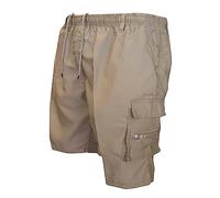 MJGkhiy Pantaloncini Cargo Uomo Lavoro Leggero Cargo Shorts con Multi-Tasca Casual Pantaloni Corti Lavoro Sportivi Bermuda Cargo Uomo Elastico Baggy Pantalone Corto