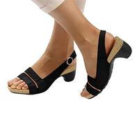 MJGkhiy Scarpe Donna Estive Sandali Tacco Sandali Gladiatore Donna Sandali Sabot Donna Sandali Estivi Donna Chiusi Davanti Sandali Donna Eleganti Tacco Alto Donna Sandali Con Cinturino